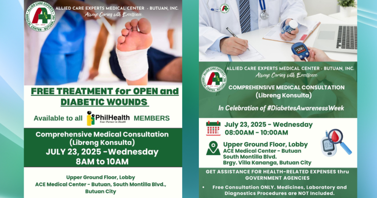 FREE TREATMENT FOR OPEN DIABETIC WOUNDS