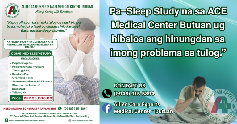 “Do you snore loudly or have difficulty breathing when you sleep? You might have a sleep disorder.”